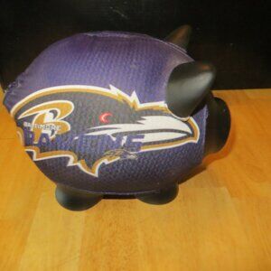 1211E Forever Collectibles Ravens Piggy Bank
